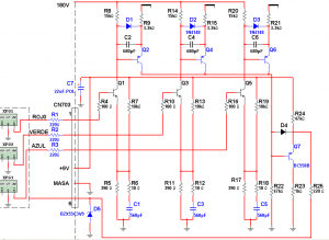 Fig.2 Salida de color con circuito de ajuste automático de blanco