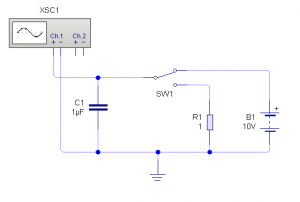 Fig.8 Circuito con una llave inversora simple
