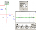 Fig.1 Oscilograma de colectar en una etapa de deflexi&oacute;n horizontal