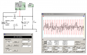Fig.5 Recuperaci&oacute;n de una portadora desde una se&ntilde;al de ruido blanco