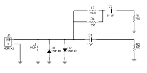 Fig.4 Circuito de entrada de un sintonizador moderno