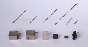 Fig.2 Despiece de una bobina de baja frecuencia