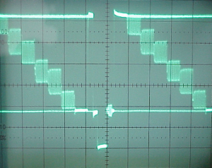 Fig.8 Se&ntilde;al compuesta de video con saturaci&oacute;n al 50%