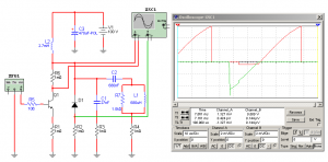 Fig. 7 Oscilogramas de corriente de colector y de recuperaci&oacute;n