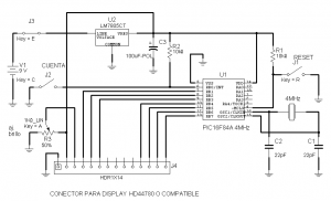 Fig.5 Circuito con un display inteligente
