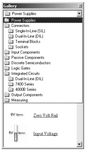 Fig.4 Pantalla desplegable de Gallery