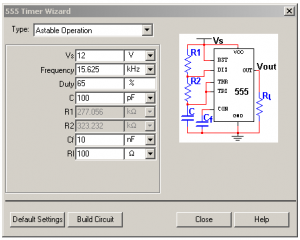Fig.4 Pantalla de calculo de un 555 o similar