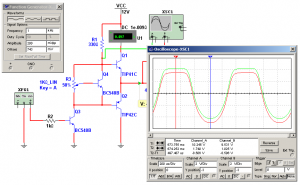 Fig.8 Tensi&oacute;n de salida m&aacute;xima del amplificador