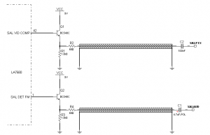 Fig.1 Agregado de una salida de FI de audio y del detector de FM