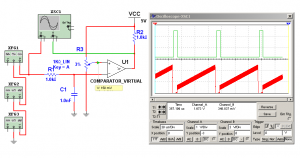 Fig.2 Separador de sincronismo a comparador