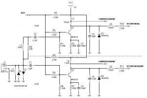 Fig.1 Circuito de entrada de un sintonizador moderno