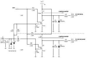 Fig.2 Circuito de entrada de un sintonizador con MOSFET