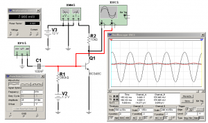 Fig.5 Amplificador a transistor